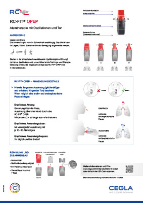 Kurzanleitung RC-FIT® OPEP