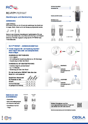 Kurzanleitung RC-FIT® PEP/IMT