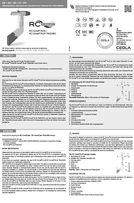 Gebrauchsanweisung RC-Cornet® PLUS