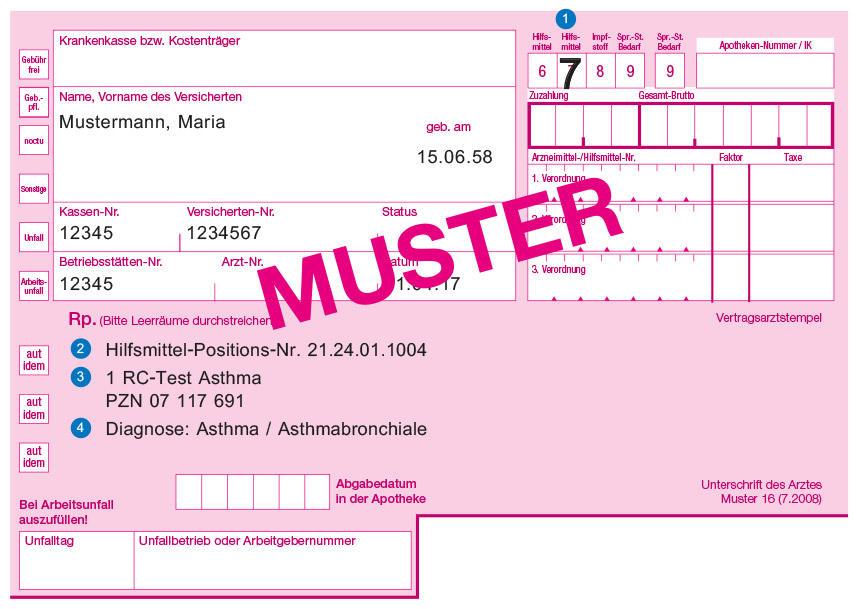 RC-Test Asthma | CEGLA Medizintechnik